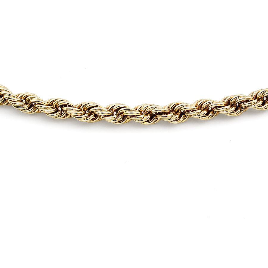 9ct gold 24.8g 18 inch rope Chain